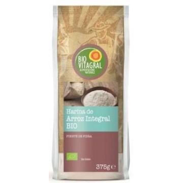 HARINA DE ARROZ INTEGRAL SIN GLUTEN 375G BIOVITAGRAL