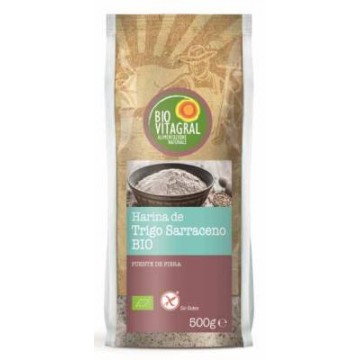 HARINA DE TRIGO SARRACENO SIN GLUTEN 500G BIOVITAGRAL