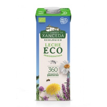 LECHE UHT SEMIDESNATADA DE VACA 1L CASA GRANDE DE XANCEDA