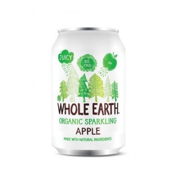 REFRESCO DE MANZANA SIN AZUCAR LATA 33CL WHOLE EARTH