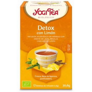 INFUSION DETOX CON LIMON 17X1 8G YOGI TEA