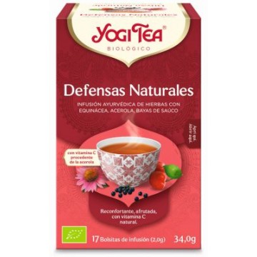 INFUSION DEFENSAS NATURALES 17X2G YOGI TEA
