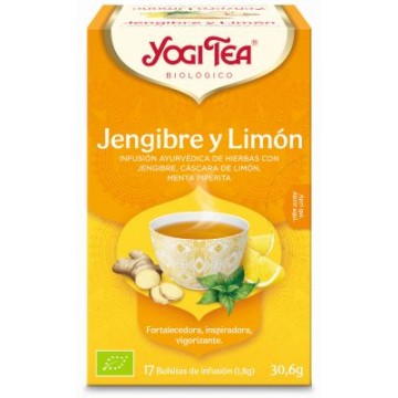 INFUSION JENGIBRE LIMON 17X1 8G YOGI TEA