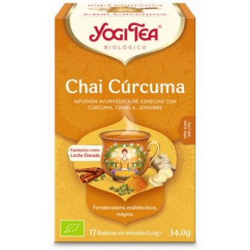 INFUSION CHAI CURCUMA 17X2G YOGI TEA