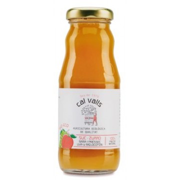 ZUMO DE MELOCOTON Y UVA BIO 200ML CAL VALLS