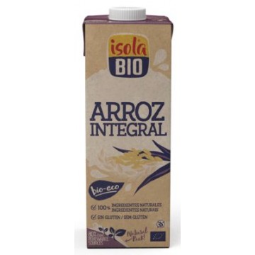 BEBIDA DE ARROZ INTEGRAL SIN GLUTEN BIO 1L ISOLA BIO