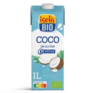 BEBIDA DE COCO SIN AZUCAR BIO 1L ISOLA BIO