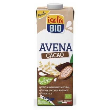 BEBIDA DE AVENA Y CACAO SIN AZUCAR BIO 1L ISOLA BIO