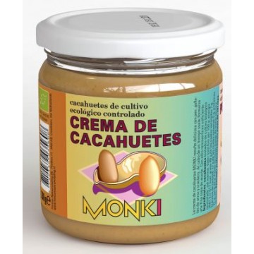 CREMA DE CACAHUETES 330G MONKI