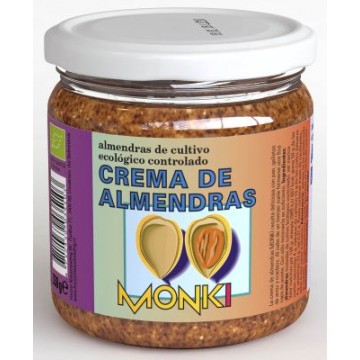 CREMA DE ALMENDRAS TOSTADAS 330G MONKI