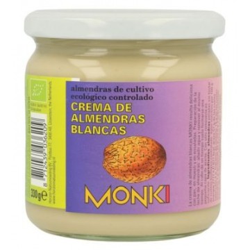CREMA DE ALMENDRAS BLANCAS 330G MONKI