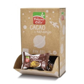 SNACK ENERGY BALL CACAO Y NARANJA SIN GLUTEN 25G LA FINESTRA SUL CIELO