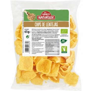 CHIPS DE LENTEJAS 65G NATURSOY