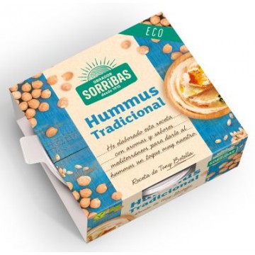 HUMMUS TRADICIONAL REFRIGERADO BIO 240G OBRADOR SORRIBAS