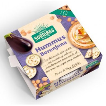 HUMMUS BERENJENA ASADA REFRIGERADO BIO 240G OBRADOR SORRIBAS