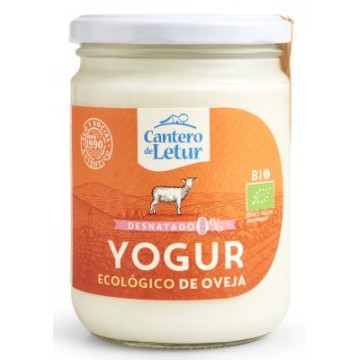 YOGUR DE OVEJA DESNATADO REFRIGERADO BIO 420G EL CANTERO DE LETUR