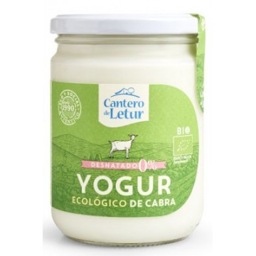 YOGUR DE CABRA DESNATADO REFRIGERADO BIO 420G EL CANTERO DE LETUR