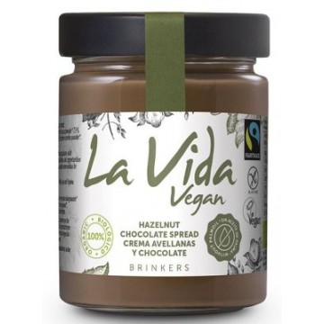 CREMA CHOCOLATE AVELLANA 270G LA VIDA VEGAN