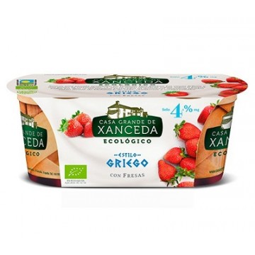 YOGUR GRIEGO FRESAS REFRIGERADO 2X125G CASA GRANDE DE XANCEDA