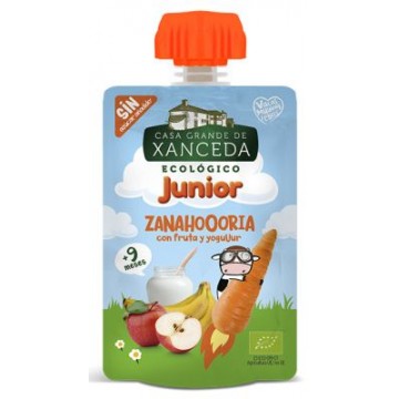 DOYPACK JUNIOR ZANAHORIA CON FRUTA Y YOGUR 90G CASA GRANDE DE XANCEDA