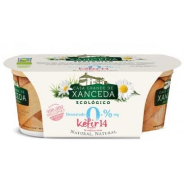 KEFIR 14 NATURAL DESNATADO REFRIGERADO 2X125G CASA GRANDE DE XANCEDA