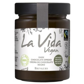 CREMA CHOCOLATE NEGRO 600G LA VIDA VEGAN
