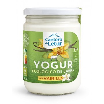 YOGUR DE CABRA VAINILLA REFRIGERADO BIO 420G EL CANTERO DE LETUR