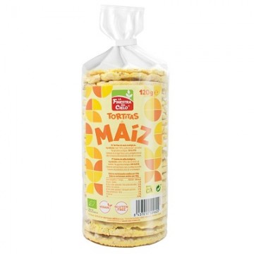 TORTITAS DE MAIZ CON SAL SIN GLUTEN 120G LA FINESTRA SUL CIELO