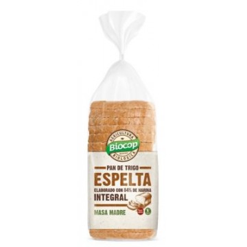 PAN DE MOLDE DE ESPELTA INTEGRAL 400G BIOCOP