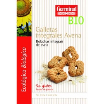 GALLETAS INTEGRALES DE AVENA SIN GLUTEN 250G GERMINAL BIO