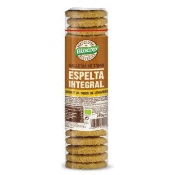 GALLETAS DE ESPELTA INTEGRAL CON LIMON Y JENGIBRE 250G BIOCOP