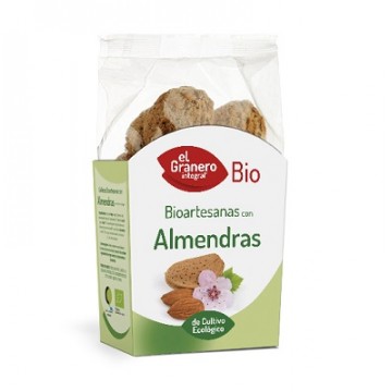 GALLETAS ARTESANAS CON ALMENDRA BIO 250G EL GRANERO INTEGRAL