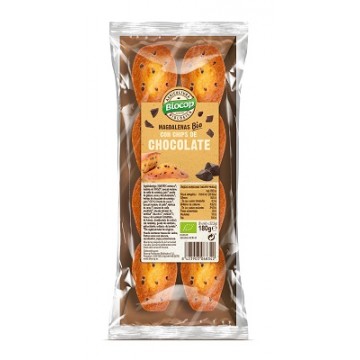 MAGDALENAS CHIPS CHOCOLATE 180G BIOCOP