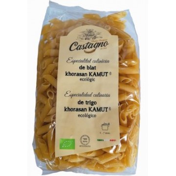 MACARRONES DE TRIGO BLANCO KHORASAN BIO 500G CASTAGNO