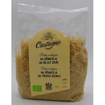 FIDEOS CABELLO DE ANGEL DE TRIGO BLANCO BIO 500G CASTAGNO