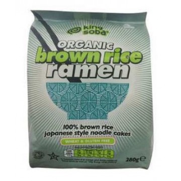 PASTA RAMEN DE ARROZ INTEGRAL SIN GLUTEN 280G KING SOBA