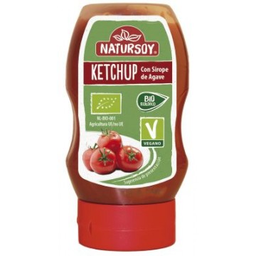 KETCHUP CON SIROPE DE AGAVE 300ML NATURSOY
