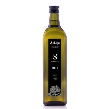 ACEITE DE OLIVA ARBEQUINA FRUTADO 8 VIDRIO BIO 1L ARTAJO
