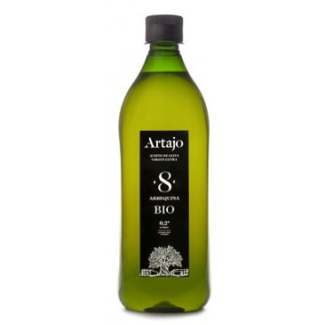 ACEITE DE OLIVA ARBEQUINA FRUTADO 8 PET BIO 1L ARTAJO