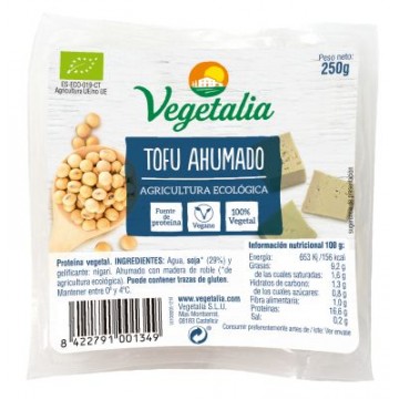 TOFU AHUMADO REFRIGERADO 250G VEGETALIA