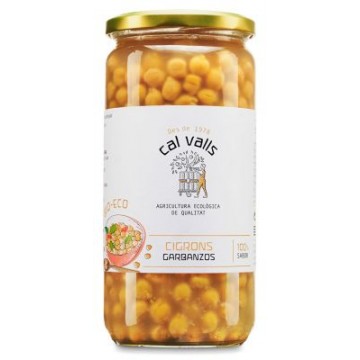 GARBANZOS COCIDOS BIO 700G CAL VALLS