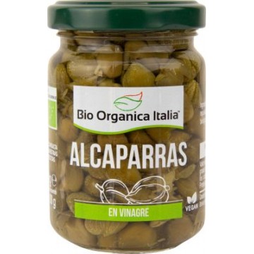 ALCAPARRAS EN VINAGRE 140G BIO ORGANICA ITALIA
