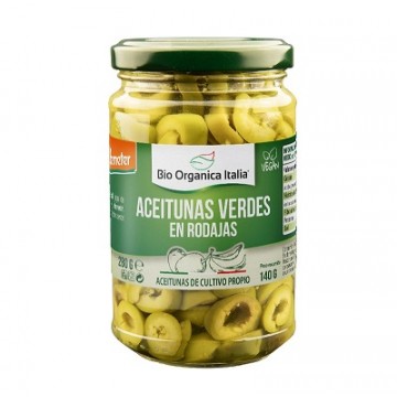ACEITUNAS LAMINADAS 140G BIO ORGANICA ITALIA