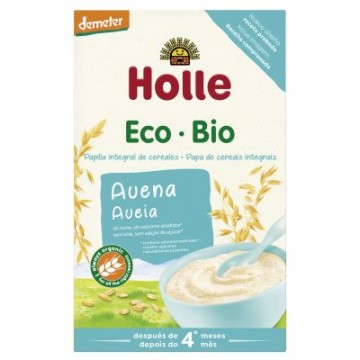 PAPILLA DE COPOS DE AVENA Y 4 MESES BIO 250G HOLLE