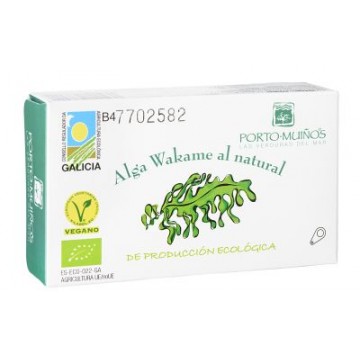 ALGA WAKAME BIO LATA 80G PORTOMUINOS UNDARIA PINNATIFIDA