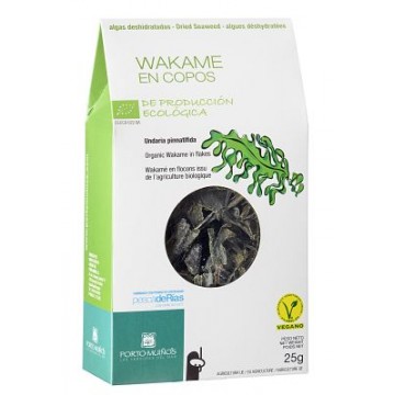 ALGA WAKAME BIO EN COPOS DESHIDRATADA 25G PORTOMUINOS