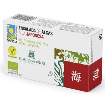 ENSALADA DE ALGAS A LA JAPONESA BIO LATA 120G PORTOMUINOS