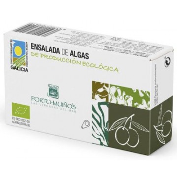 ENSALADA DE ALGAS EN ACEITE DE OLIVA BIO LATA 120G PORTOMUINOS