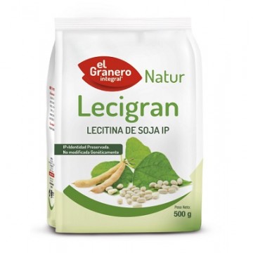 LECIGRAN LECITINA DE SOJA IP NO GMO 500G EL GRANERO INTEGRAL