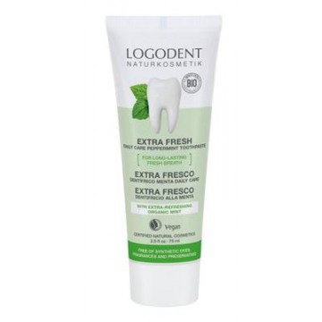 DENTIFRICO DE MENTA EXTRAFRESCO DAILY CARE SIN FLUOR 75ML LOGONA